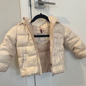 Moncler Kids Beige Puffer Jacket